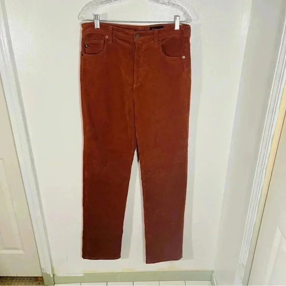 NWT AG Adriano Goldschmied Alexxis Boot High-Rise Vintage Corduroy Jeans Canyon